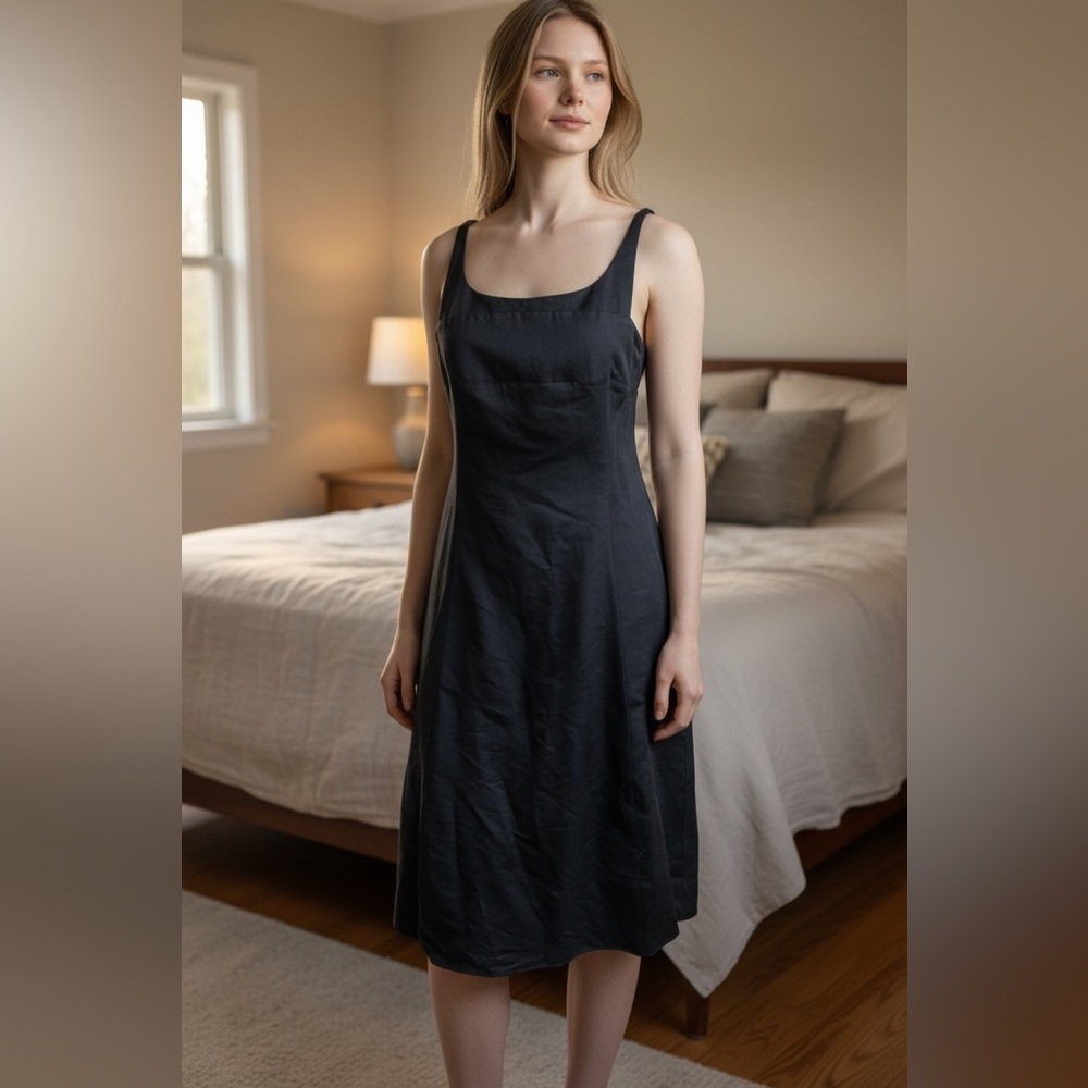 Elegant Narciso Rodriguez Black Backless Dress - Picture 2 of 7